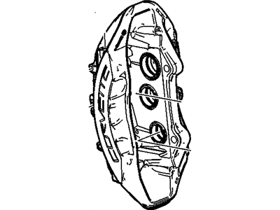 GM 22771690 Caliper Assembly, Front Brake *Yellow