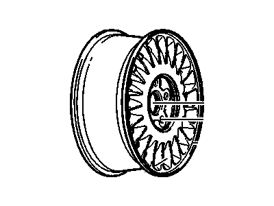 2000 Buick Lesabre Spare Wheel - 9594140