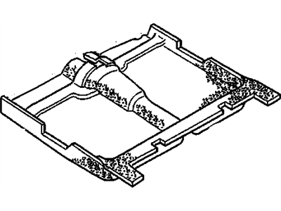 GM 25671800 CARPET, Rear Floor