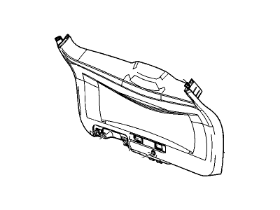 GM 23251358 Panel Assembly, Lift Gate Lower Trim Finish *Titanium