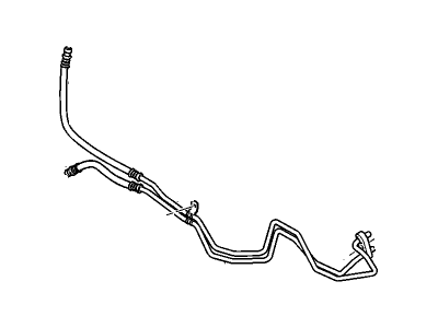 GM 19331387 Transmission Auxiliary Fluid Cooler Inlet & Outlet Pipe Assembly