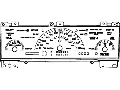 Oldsmobile 98 Instrument Cluster - 16160423