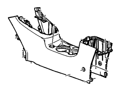 2014 Chevrolet Cruze Center Console Base - 95985382