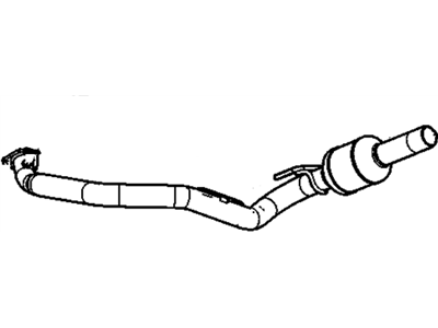 GM 23269362 Warm Up 3Way Catalytic Convertor Assembly (W/ Exhaust Pip