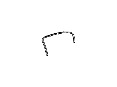 GM 20809901 Weatherstrip Assembly, Rear Side Door Window Inner