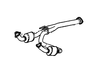 2003 Chevrolet Express Catalytic Converter - 15128301