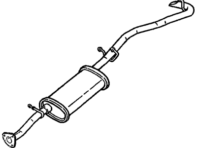 1998 Chevrolet S10 Muffler - 15725776