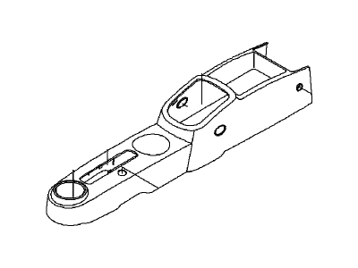 Chevrolet Aveo Center Console Base - 96485052