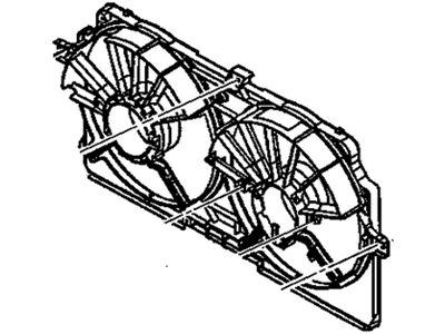 2002 Buick Regal Fan Shroud - 12494783
