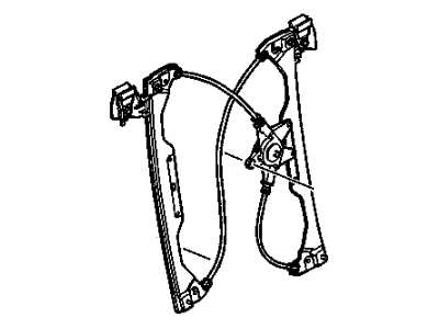 GM 22714331 Front Side Door Window Regulator Assembly