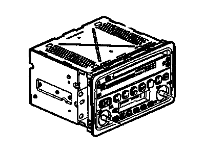 GM 10376760 Radio Asm,Amplitude Modulation/Frequency Modulation Stereo & Clock & Audio Disc Player & T/Ply
