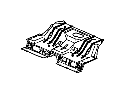 GM 12493705 Panel Kit,Rear Compartment Floor