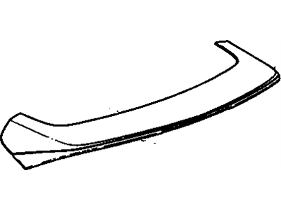 GM 22940401 Spoiler Assembly, Rear End *Service Primer