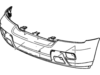 2002 Chevrolet Trailblazer Bumper - 88937047