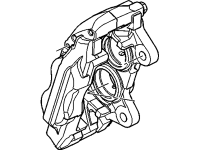 GM 25957943 Housing Assembly, Front Brake Caliper *Red