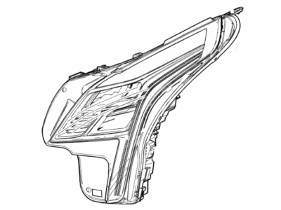 GM 84242714 Front Headlight Assembly