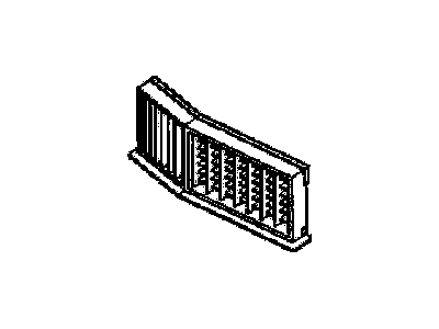 GM 10031240 Grille,Radiator Upper