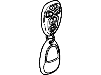 22733523 GM Transmitter Assembly, Remote Control Door Lock Illustration 1 of 1