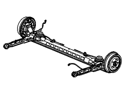 GM 10329159 Rear Axle Assembly *Marked Print *Marked Print