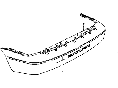 GM 21112222 Rear Bumper, Cover