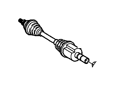 2002 Chevrolet Cavalier Axle Shaft - 26077125