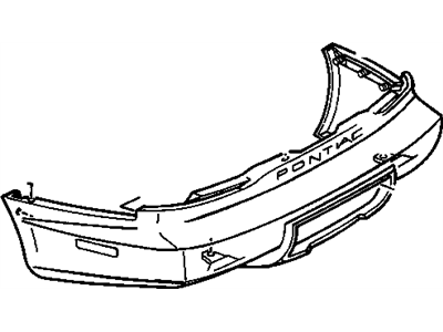 GM 10201181 Rear Bumper Cover