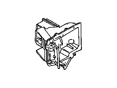 52456008 GM A/C Evaporator Case Illustration 1 of 1