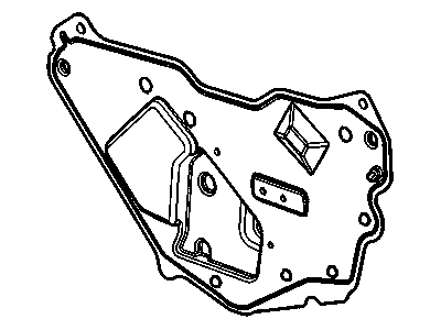 GM 25758247 Deflector Assembly, Front Side Door Water