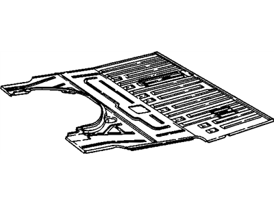 GM 15993631 PANEL, Floor And Toe Panel