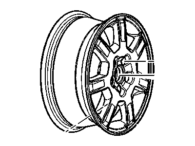 2007 Cadillac CTS Spare Wheel - 9596891
