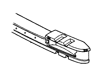 GM 1644097 Bar Assembly, Front Bumper Impact