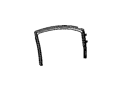 GM 25725724 Weatherstrip Assembly, Rear Side Door Window