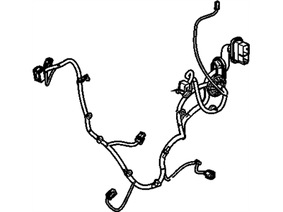 GM, GM 23469416 Harness Assembly - Rear Side Door Door Wiring