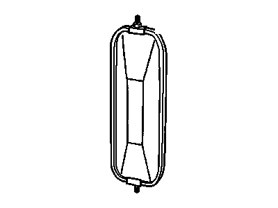 GM 15026856 Mirror Assembly, Outside Rear View (Lighted Seat Steel)