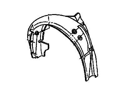 Buick Century Fender Splash Shield - 10444744