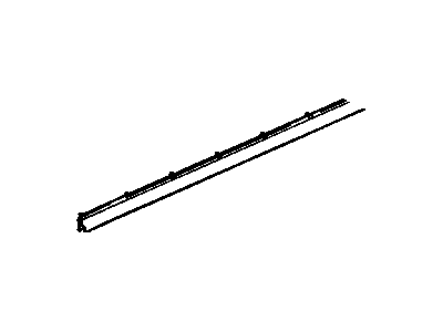 GM 22611797 Sealing Strip Assembly, Rear Side Door Lower