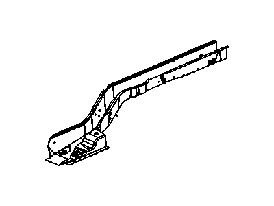 GM 12480769 Rail Kit,Rear Compartment Floor Panel, Left