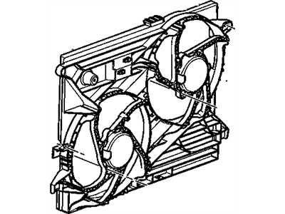 GM 89019138 Shroud,Engine Coolant Fan