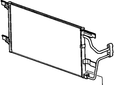 Saturn Relay A/C Condenser - 10357778