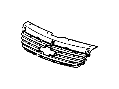 GM 15266336 Grille, Radiator Upper