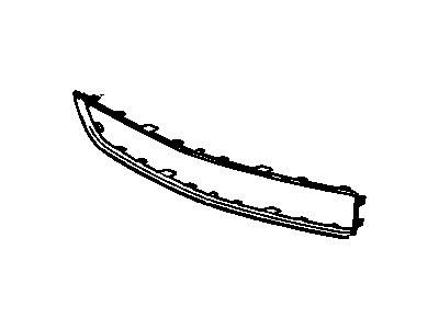 GM 15853848 Molding, Radiator Grille Lower *Brig*Bright Chrom