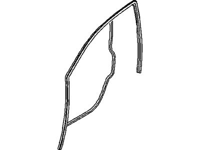 GM 95980733 Sealing Strip,Front Side Door Window Frame