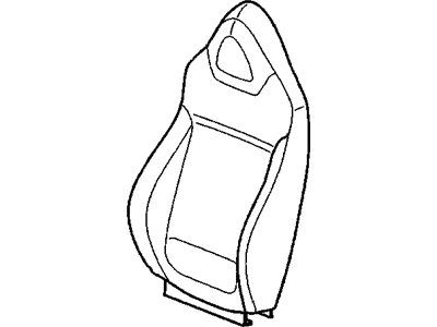 GM 15942843 Cover Assembly, Driver Seat Back Cushion *Ebn/Ebn/Gray