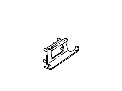 GM 20668501 Molding, Finish Rear End Panel @ License Pocket