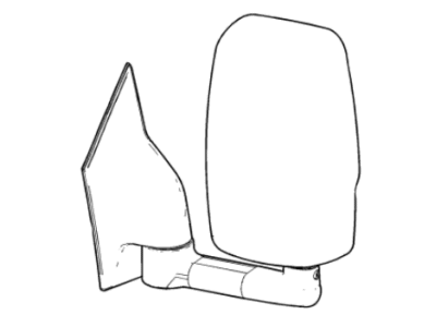 2020 Chevrolet Express Side View Mirrors - 25906527