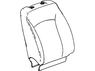 GM 26264907 Cover Assembly, Front Seat Back *Sangria