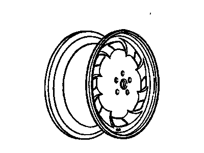 GM 12365461 Wheel Rim Kit,Aluminum