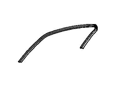 25606320 GM Windshield Reveal Molding Illustration 1 of 1