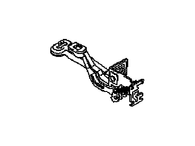 GM 96232713 Lever Asm,Fuel Tank Filler Door Latch Release Cable (W/ Rear Compartment Latch Release