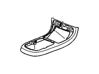 Chevrolet HHR Center Console Base - 25900399